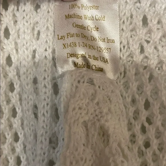 Royal Standard White Crochet Top - Picture 7 of 10